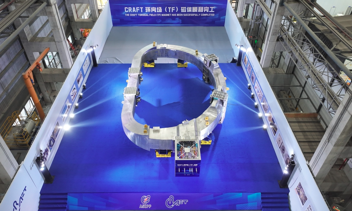 D-shaped superconducting magnet