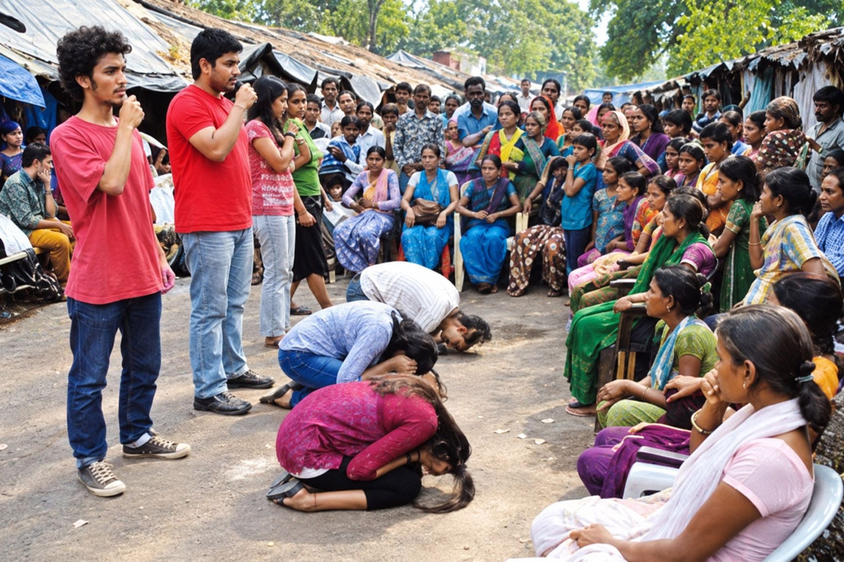 തെരുവ്‌ നാടകത്തിലെ രംഗം