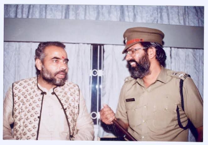 Narendra Modi with D G Vanzara