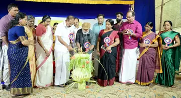 കുടുംബശ്രീ ജില്ലാ കലോത്സവം കയ്യൂർ ജിവിഎച്ച്‌എസ്‌എസിൽ മന്ത്രി എ കെ ശശീന്ദ്രൻ ഉദ്‌ഘാടനം ചെയ്യുന്നു