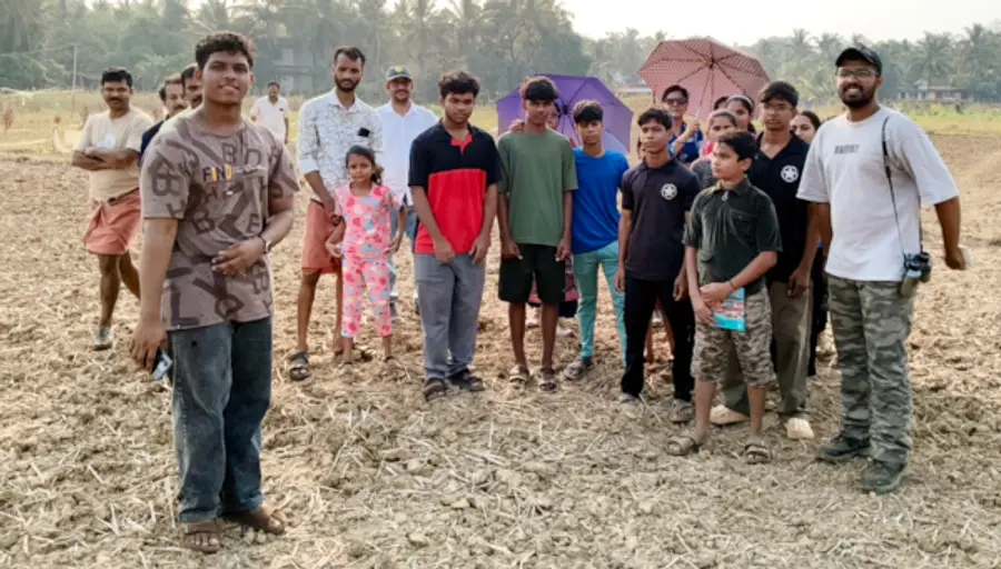 മൈത്രി വായനശാല നേതൃത്വത്തിൽ മാങ്ങാട് വയലിൽ നടത്തിയ പക്ഷി നിരീക്ഷണത്തിൽനിന്ന്  ത്തിൽനിന്് ണ]yyത്തി    