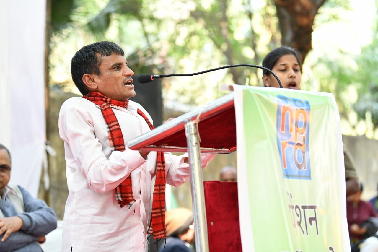 Rishikesh Rajli, all-India joint secretary of NPRD and general secretary of Haryana Vikalang Adhikar Manch.