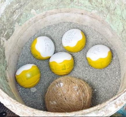 പൊയിലൂരിൽനിന്ന്‌ കണ്ടെത്തിയ വ്യാജ ഐസ്ക്രീം ബോംബുകൾ