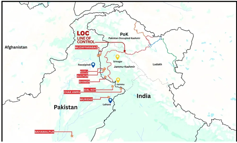 9 targets operation sindoor