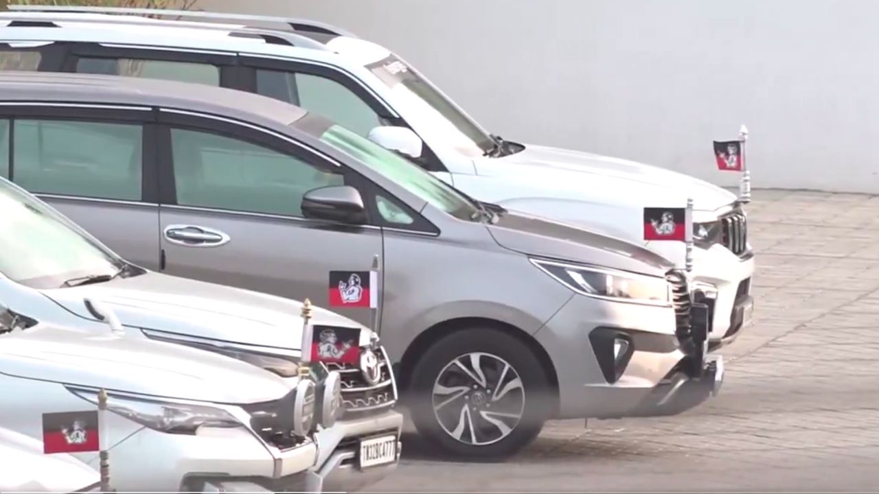 AIADMK MLAs cars