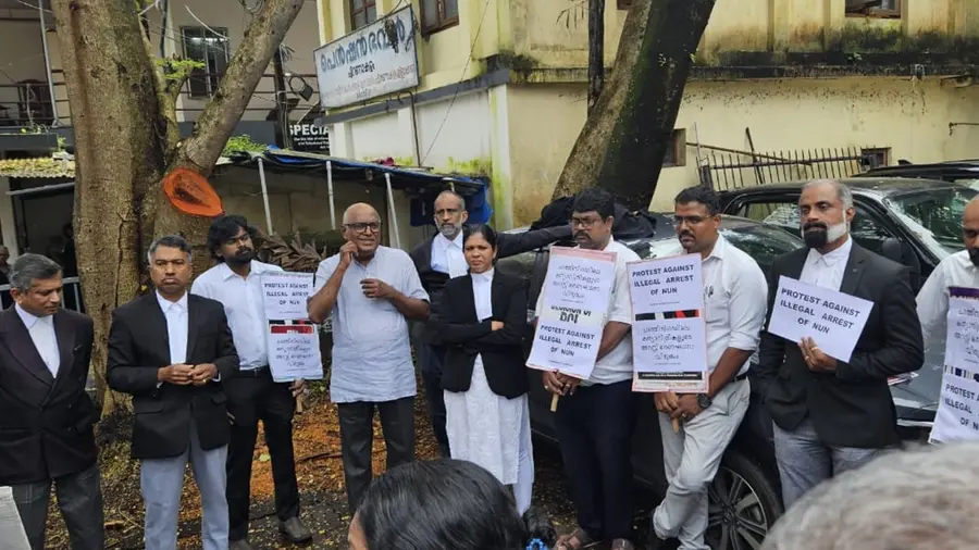 AILU Protest on nuns arrest