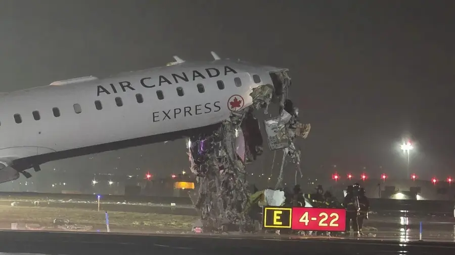 AIR CANADA EXPRESS ACCIDENT NEWYORK