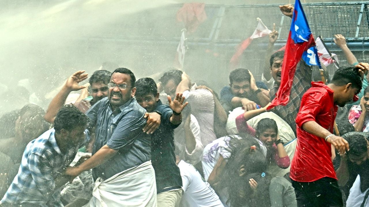 AIYF PROTEST