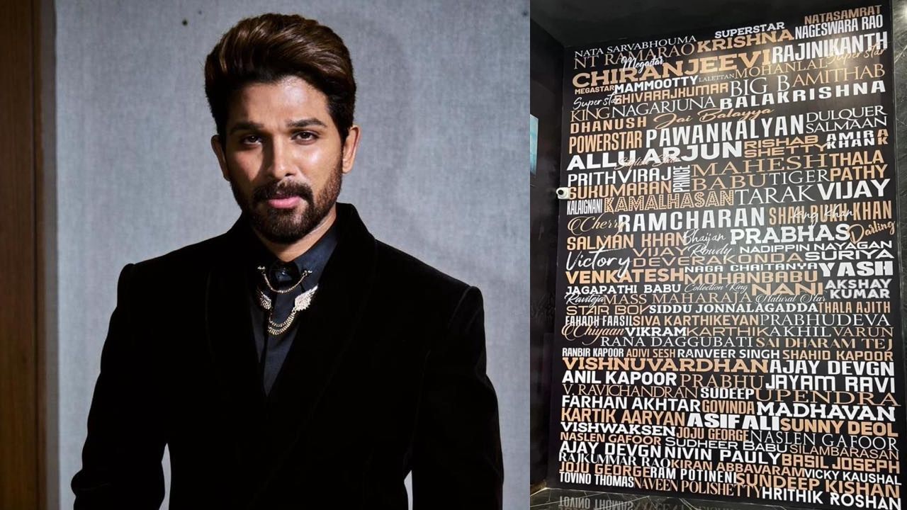 ALLU ARJUN WALL OF ICONS