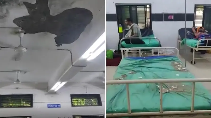 ANDHRAPRADESH HOSPITAL CEILING COLLAPSE