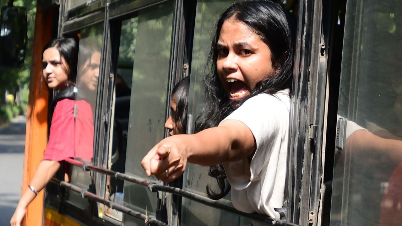 Aishe Ghosh Delhi protest