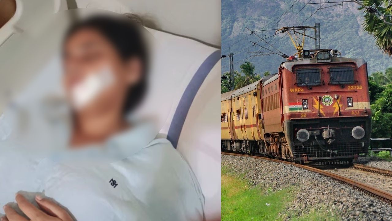 Aiswarya Ramakrishnan train stone pelting