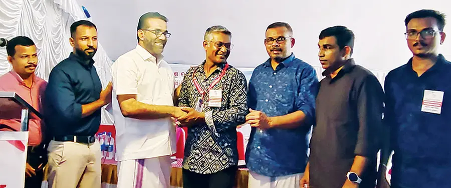 Kerala Mobile Phone Technicians Union ID card distribution inaugurated by H Salam MLA