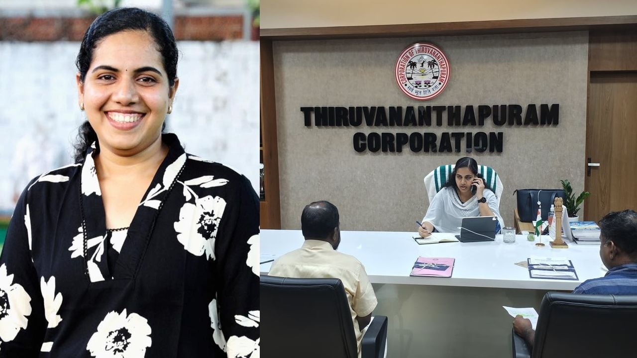 Arya rajendran against bjp