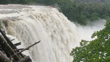 Athirappilly Water Falls Heavy rain