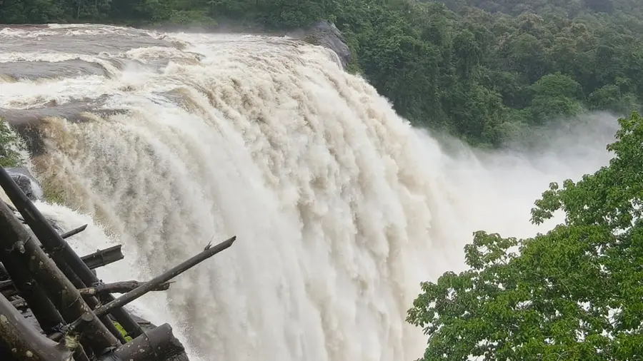 Athirappilly Water Falls Heavy rain