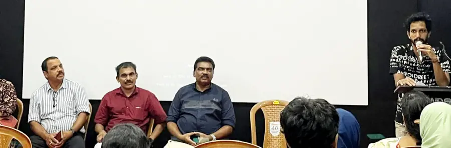 സമഗ്രശിക്ഷാ കേരള കായംകുളം ബിആർസി സംഘടിപ്പിച്ച ഏകദിന ചലച്ചിത്ര  ശിൽപ്പശാല ചലച്ചിത്രതാരം സൂര്യകിരൺ ഉദ്ഘാടനംചെയ്യുന്നു