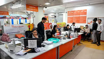 Bank employees