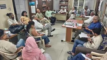 Bhoomi Adhikar Andolan protest