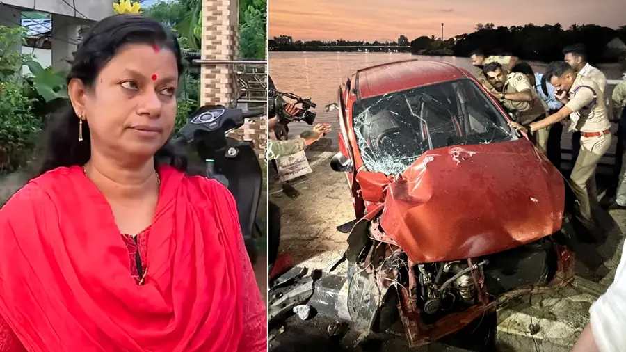 Bindu Krishna Son Car Accident