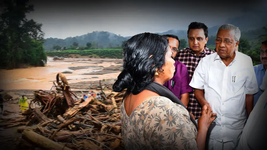 CM with wayanad Mundakkai landlside affected victims