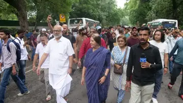 CPIM Leaders at Jantar Mantar CJP protest