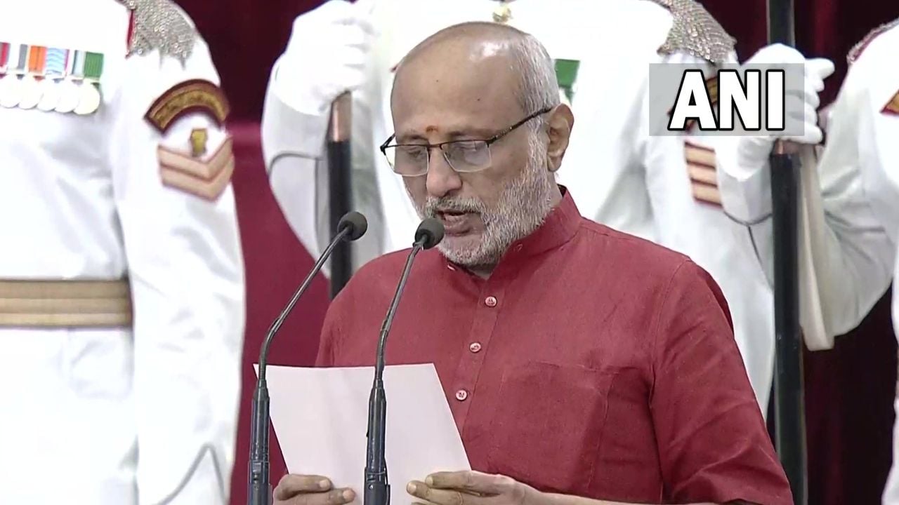 CP Radhakrishnan takes oath