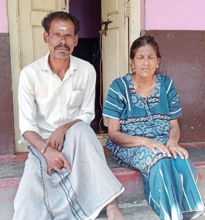 ശെന്തിൽകുമാറും ഭാര്യ സുഭദ്രയും