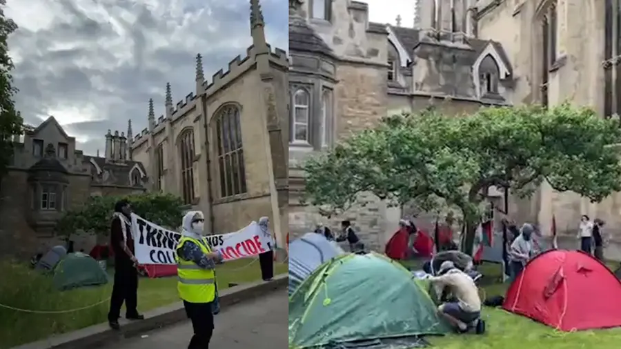 Cambridge Palestine protest