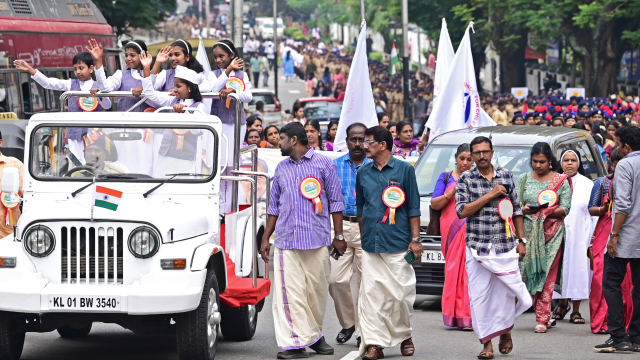 Children's day rally.