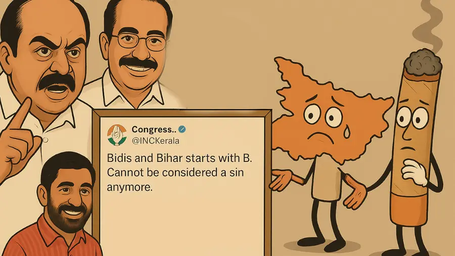 Congress beedis and bihar