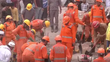 DELHI BUILDING COLLAPSED