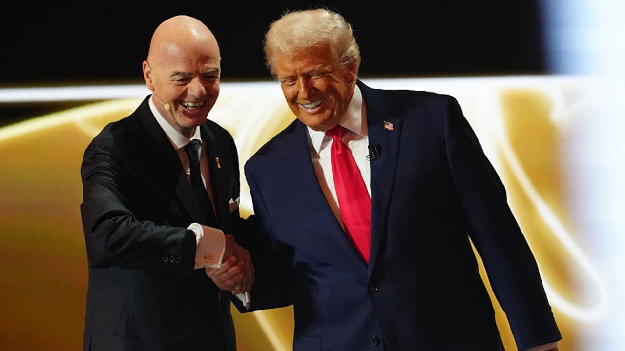 DONALD TRUMP AND INFANTINO