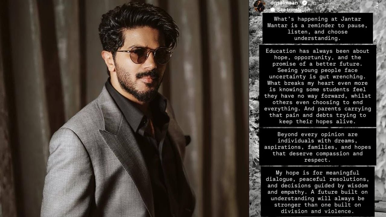 DULQUER SALMAN NEET PROTEST