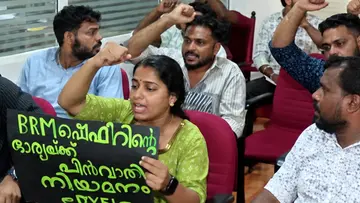 DYFI Protest at SIEMAT Office