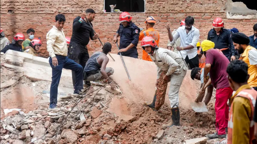 Delhi Building Collapse