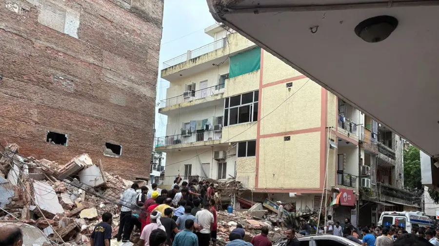 Delhi Building Collapse