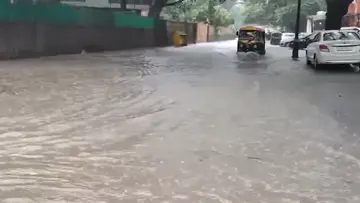 Delhi rain_flood