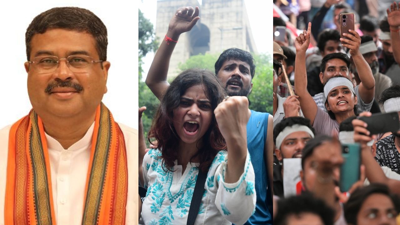 Dharmendra Pradhan jantar mantar Protest