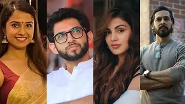 Disha Salian Aaditya Thackeray Dino Morea Rhea Chakraborty