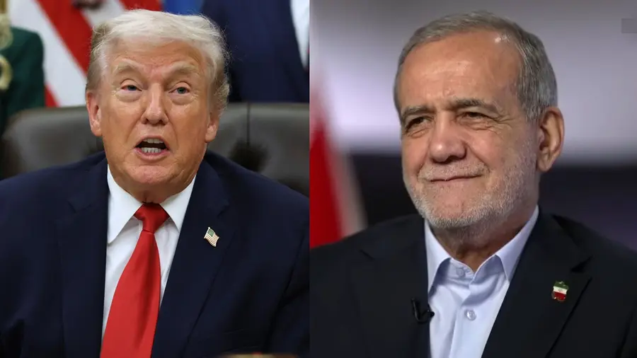 Donald Trump Masoud Pezeshkian