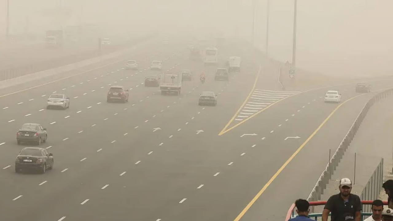 Dusty weather in the UAE