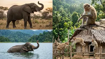 ELEPHANT MONKEY