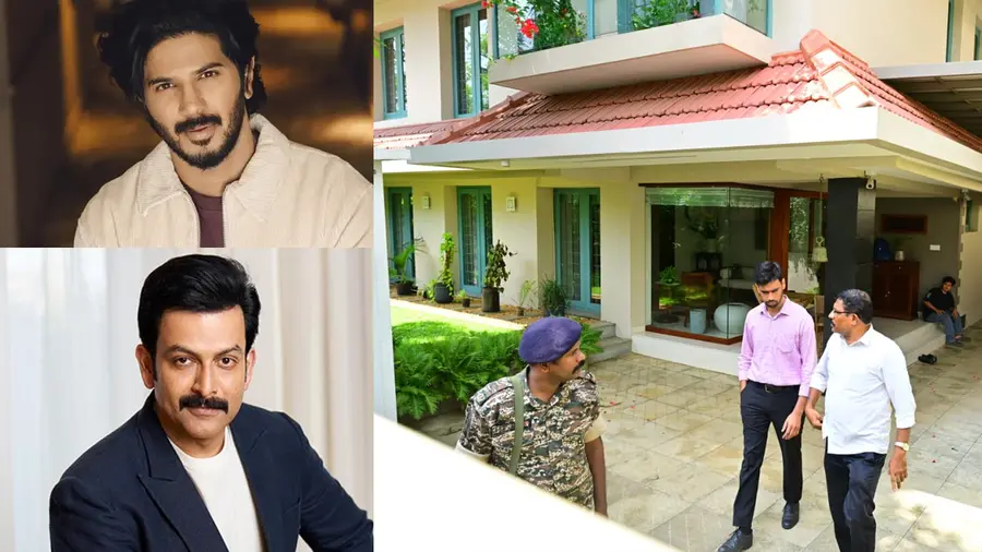 Ed radi at dulquer mammootty and prithviraj homes
