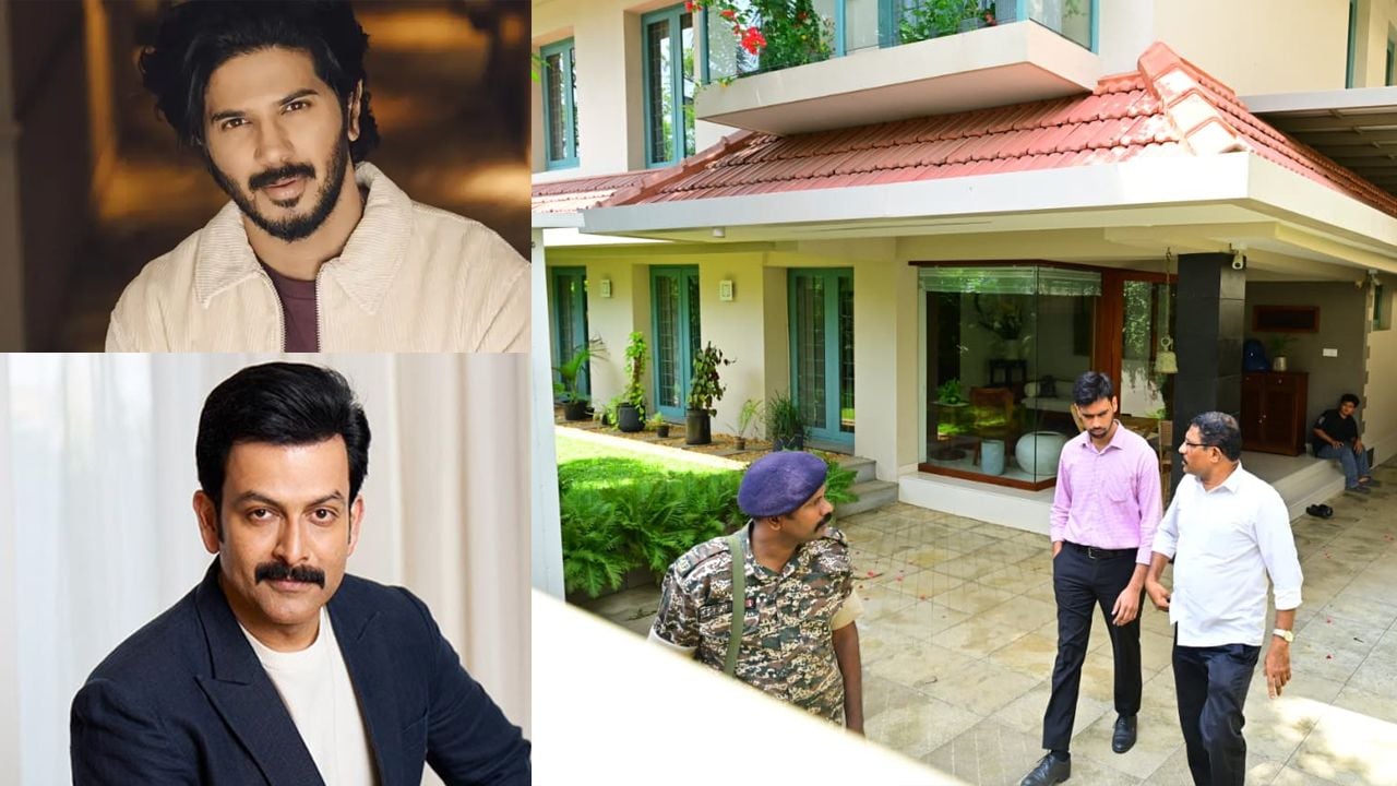 Ed radi at dulquer mammootty and prithviraj homes