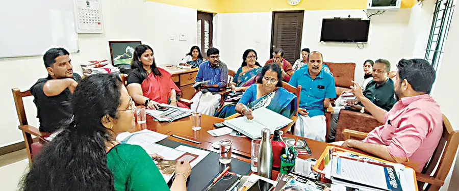 A meeting was held at the State Literacy Mission Office to provide opportunities for higher secondary equivalent students to continue their studies.
