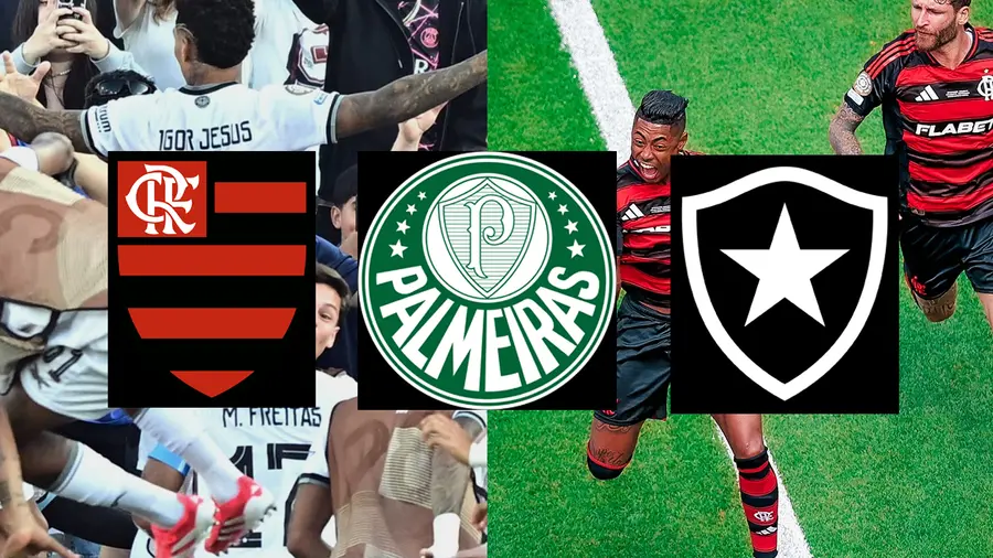 Flamengo , palmeiras, Botafogo