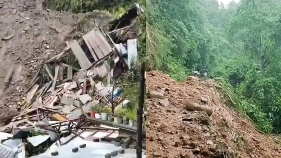 Flash flood in Arunachal