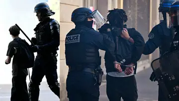 France students protest