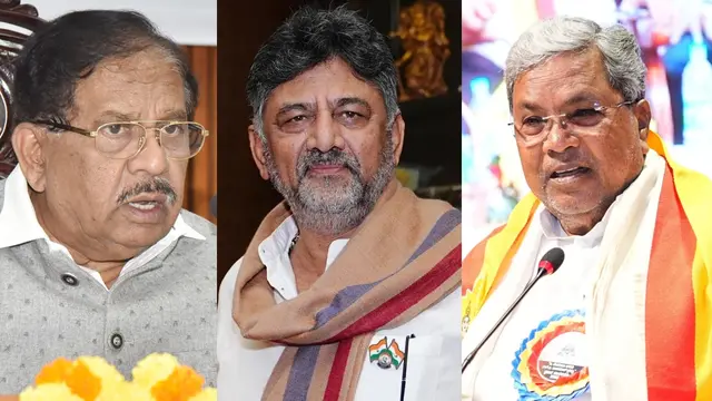 G Parameshwara D K Shivakumar Siddaramaiah